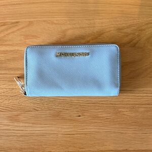 Michael Kors Light Blue Wallet